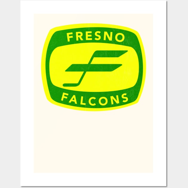 Defunct Fresno Falcons Hockey 1972 Wall Art by LocalZonly